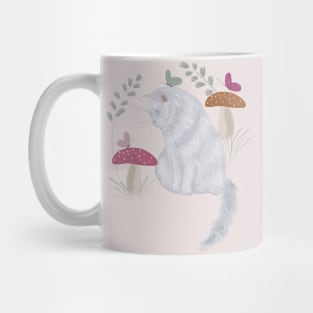 Cat & Toadstool Mug